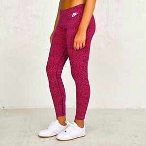 Nike Women’s Leg A See Hyper Pink and Black Size Large